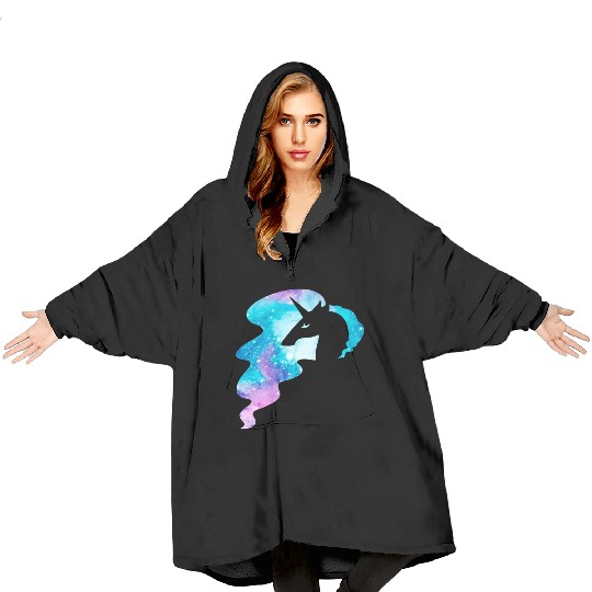 Elegant Galaxy Unicorn Blanket Hoodies
