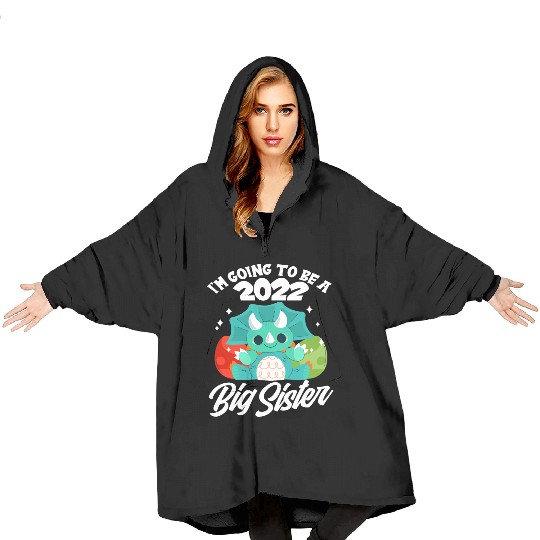 Dinosaur Pregnant Sister Offspring 2022 Blanket Hoodies