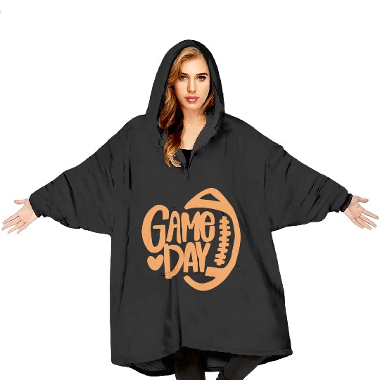 game day football Blanket Hoodies