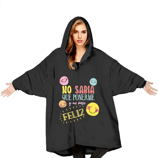 Funny Spanish Teacher Maestra Blanket Hoodies