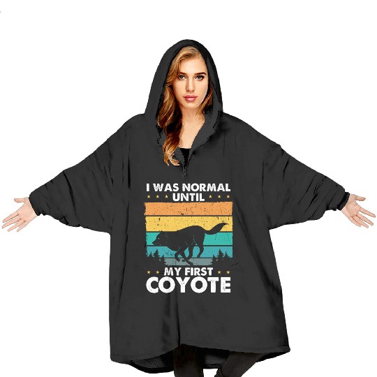 Coyote Trapping Coyote Hunting Yote Hunting Gift Blanket Hoodies