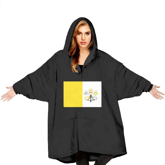 Official Vatican City Flag Vaticans Country Pride Blanket Hoodies