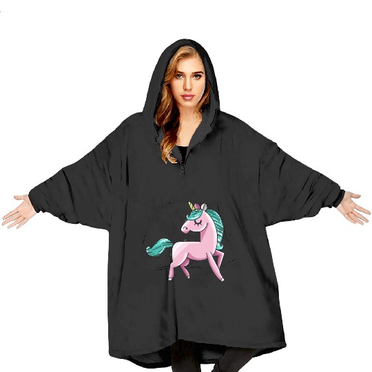 Unicorn Are Real Blanket Hoodies