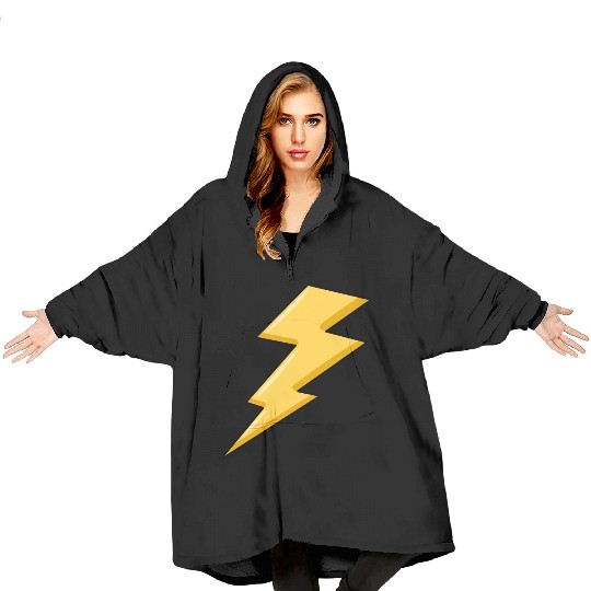 Bolt of lightning, lightning, bolt Blanket Hoodies