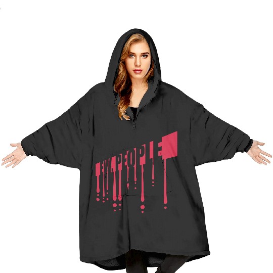ew people funny quote Blanket Hoodies