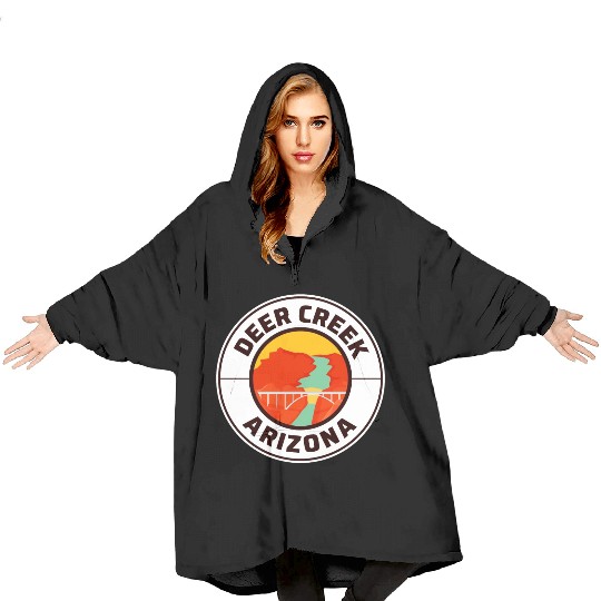 Deer Creek Grand Canyon Arizonna Blanket Hoodies