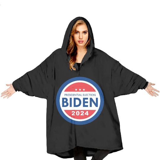 Biden 2024 Presidential Election Blanket Hoodies
