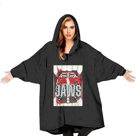 Jaws Halloween Blanket Hoodies