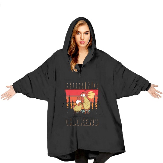 Chickens Gift Farmer Chicken Coop Blanket Hoodies