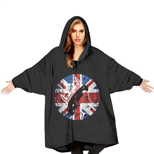 Queen Elizabeth II Rest in Peace Elizabeth Blanket Hoodies