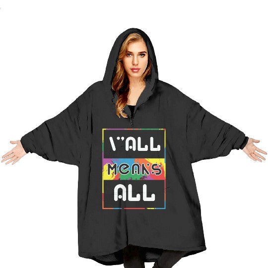 LBGT Flag Gay Pride Human Vintage Rainbow Blanket Hoodies