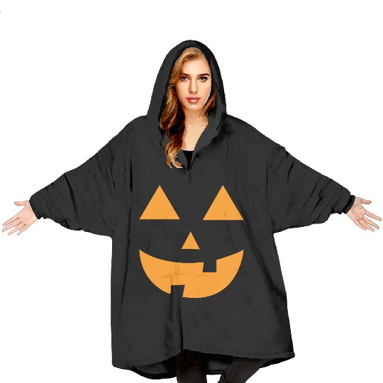 Pumpkin Halloween Jack O Lantern Pumpkins Blanket Hoodies