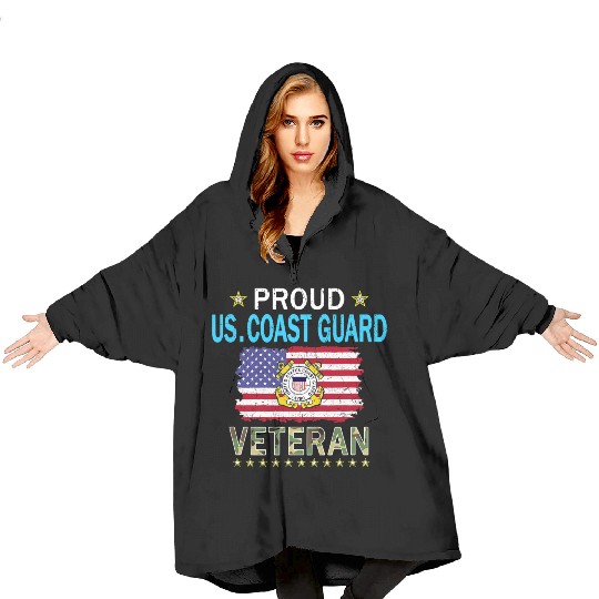 Coast Guard Veterans Day Us Coast Blanket Hoodies