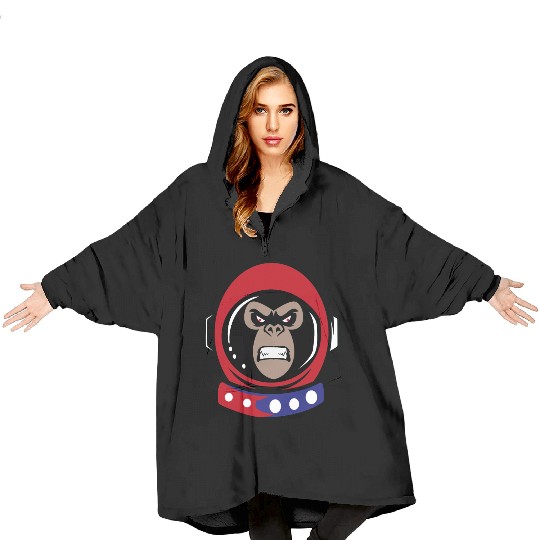 Angry Monkey Blanket Hoodies