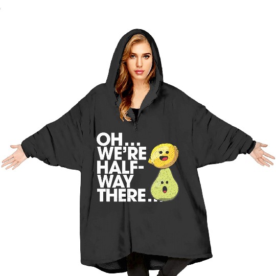 Lemon on a Pear Blanket Hoodies