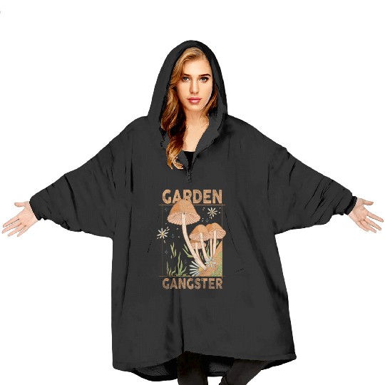 Garden Gangster Flower Enthusiast Blanket Hoodies