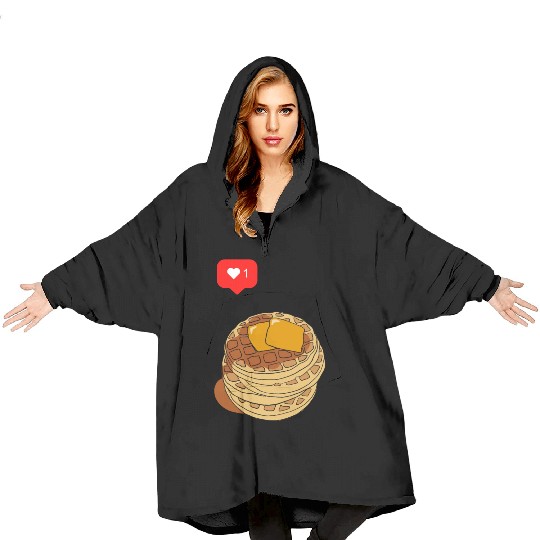 Waffle lover Blanket Hoodies