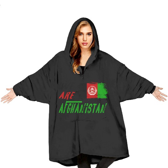 We are Afghanistan Blanket Hoodies
