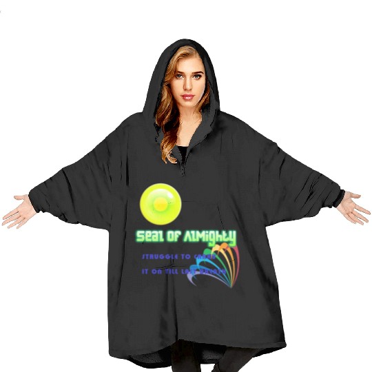 SEAL OF ALMIGHTY Blanket Hoodies