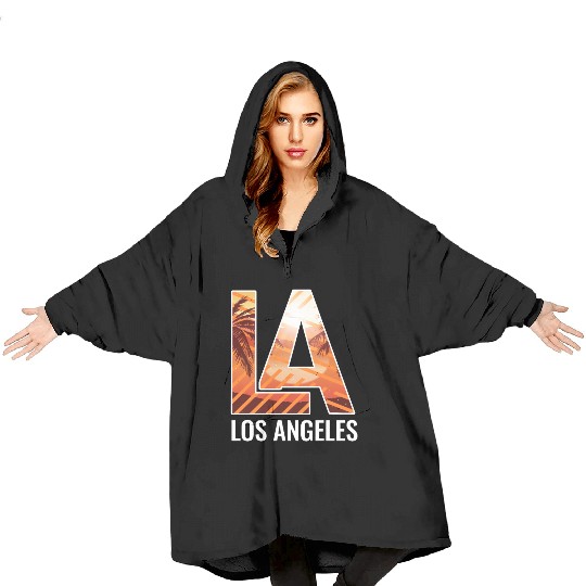 Los Angeles LA California Gift Blanket Hoodies