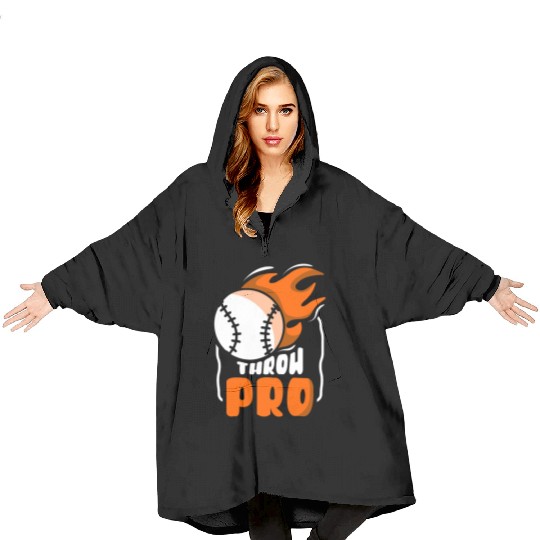 Throw Pro Baseball Pitcher Hobby Player Sayings Blanket Hoodies