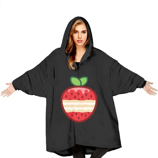 strawberry shortcake funny Blanket Hoodies
