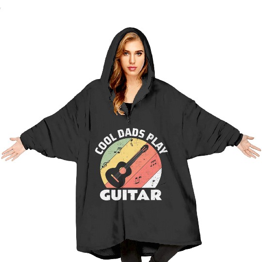 Acoustic Guitar Player Guitarist Dad Fathers day Blanket Hoodies