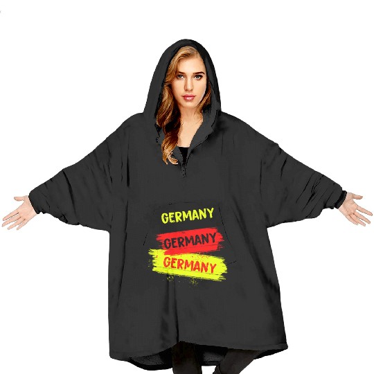 Germany Design Blanket Hoodies