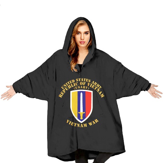 Army US Army Vietnam USARV Vietnam War Blanket Hoodies