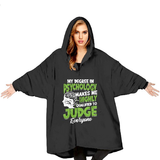 Psychiatrist Psychology Therapist Psychologist Blanket Hoodies
