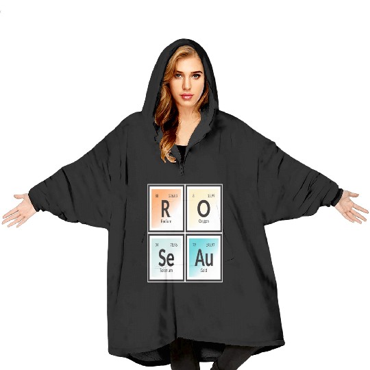 Roseau | Periodic Table of Elements Blanket Hoodies