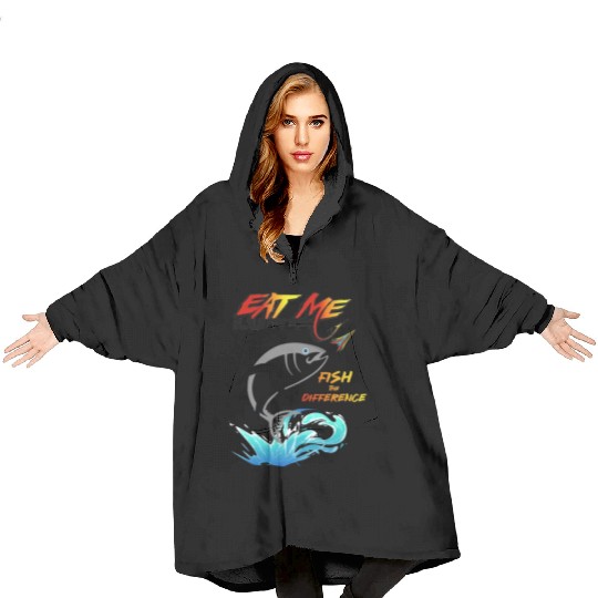 tuna fish Blanket Hoodies design