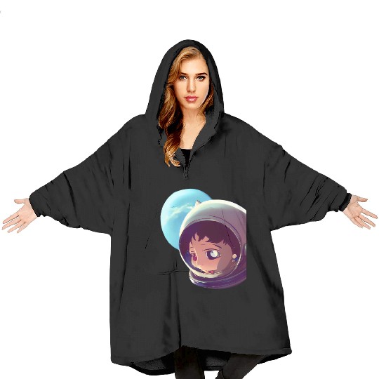 Gift Space Astronaut Blanket Hoodies