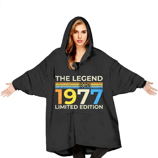 The Legend 1977 Born Limited Edition Blanket Hoodies