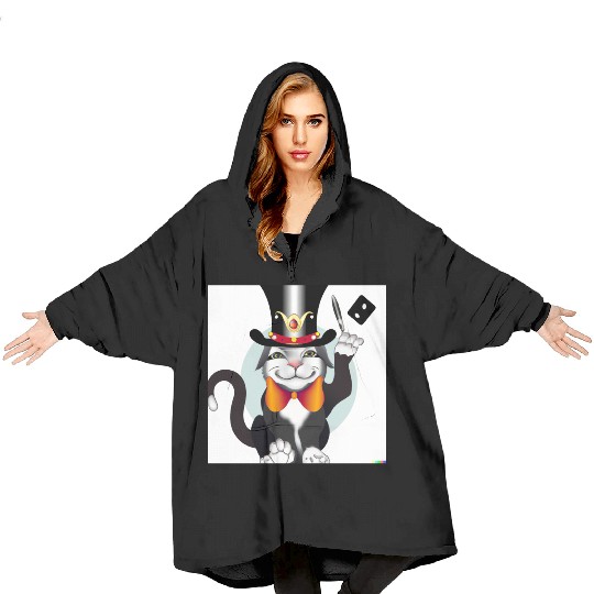 Cat joker Playing Cards | Gifts for Cat Lovers Blanket Hoodies