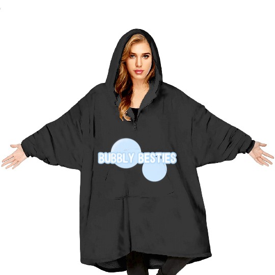Bubbly Besties Drop Blanket Hoodies