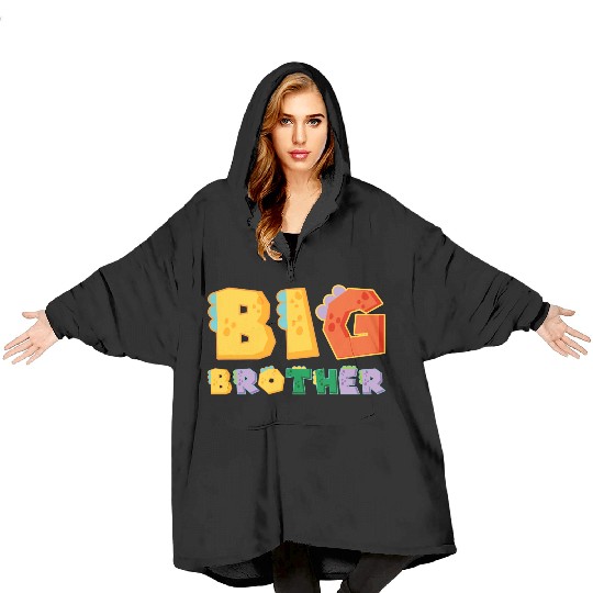 Big Brother Boys Dino Lover Blanket Hoodies