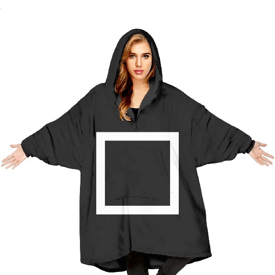white square Blanket Hoodies