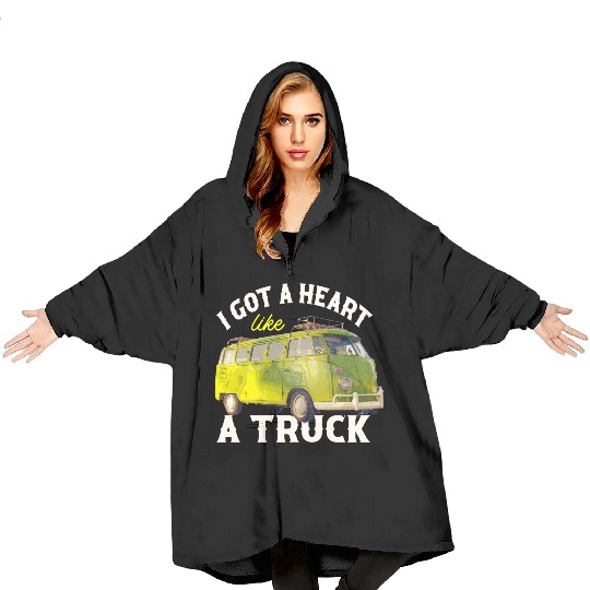 I Got A Heart Like A Truck Blanket Hoodies