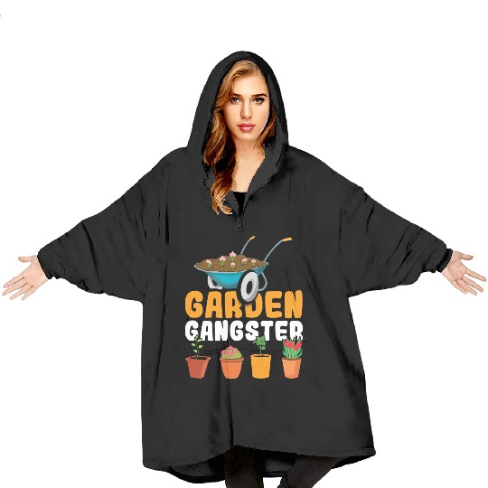 Plants Farmer Garden Gangster Hobby Gardener Blanket Hoodies
