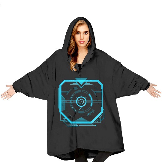 Cyberpunk teleporter 11. Blanket Hoodies