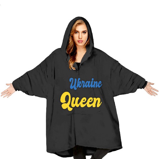 Ukraine Queen Blanket Hoodies