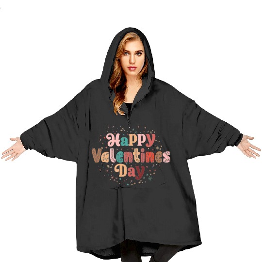 Love in Bohemian Style Blanket Hoodies