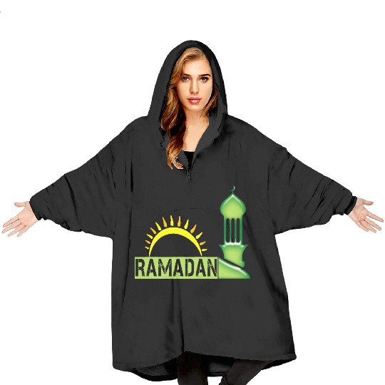 Ramadan Begins Blanket Hoodies