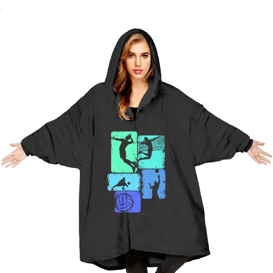 Volleyball player Volleyball lover Blanket Hoodies