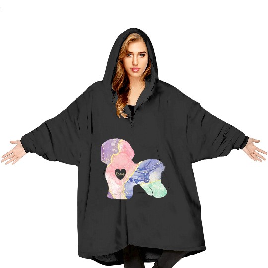 Bichon Frise Lover Bichon Frise Mom Blanket Hoodies