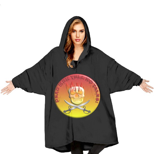Dead men tell no tales Blanket Hoodies