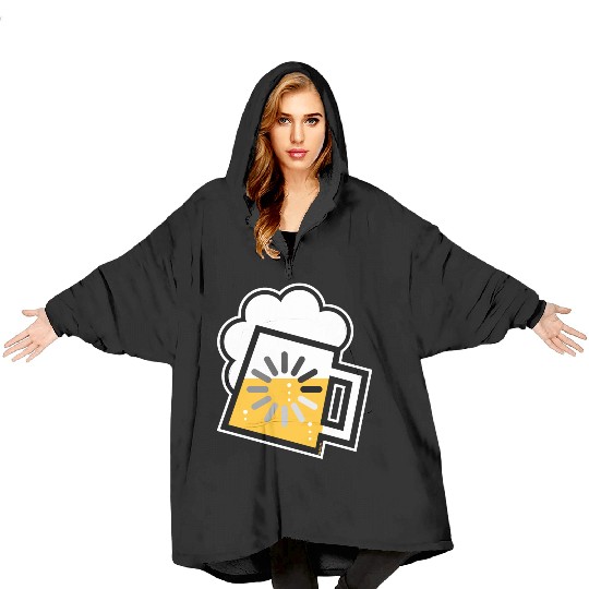 Beer Loading (Drinking In Progress / Icon / /) Blanket Hoodies