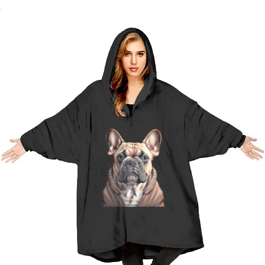 French Bulldog Blanket Hoodies