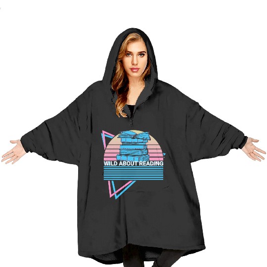 Funny Book Reader Bookworm Blanket Hoodies